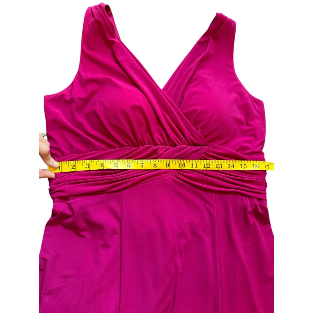 Alfred Angelo Fuchsia Cocktail Dress - Size 18 - Picture 6 of 14